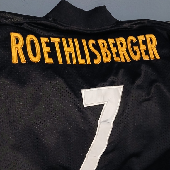 Pittsburgh Steelers Ben Roethlisberger, #7,  Lined Zipped Jacket.  XL - Picture 14 of 16